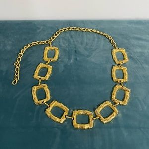 Vintage Gold Metal Chain Belt